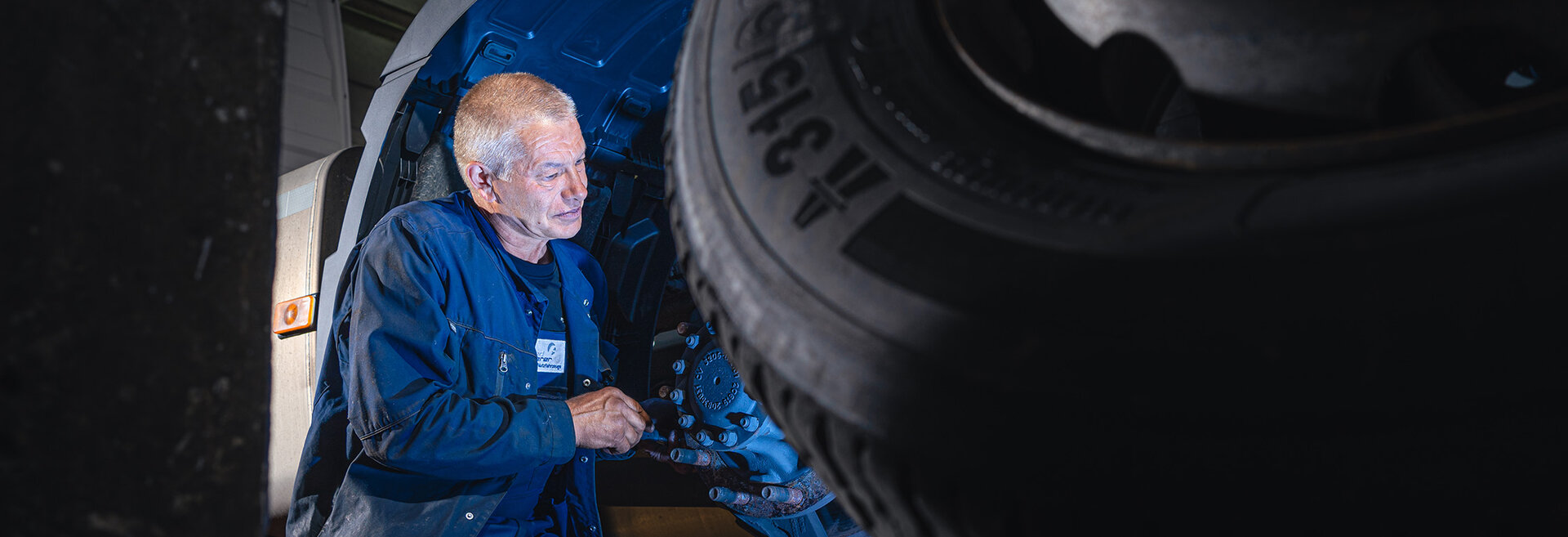 Mechaniker beim Service