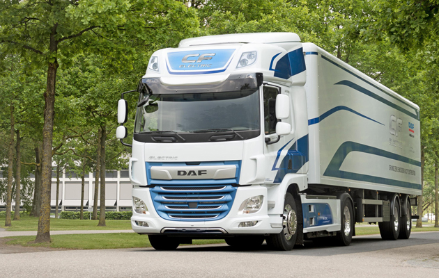 Ansicht DAF Truck weiß